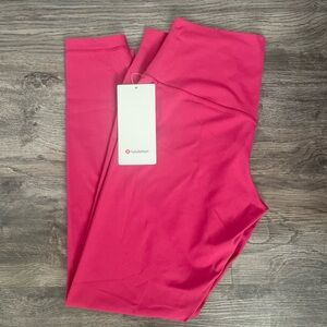 Lululemon Align 28” Pomegranate- never worn, new with tags